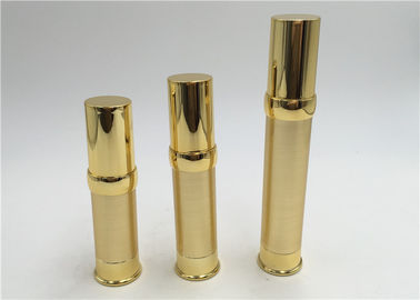 Luxury 30ml Airless Empty Cosmetic Bottles Round Shaped For Lotion / Cream