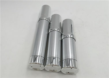Luxury 30ml Airless Empty Cosmetic Bottles Round Shaped For Lotion / Cream