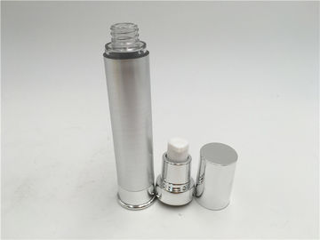 Luxury 30ml Airless Empty Cosmetic Bottles Round Shaped For Lotion / Cream