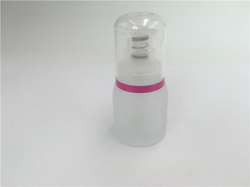 Glass Empty Foundation Bottle With Pump , Makeup Pump Bottle 30ml