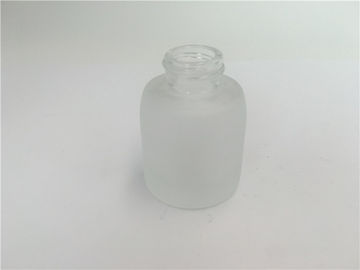 Glass Empty Foundation Bottle With Pump , Makeup Pump Bottle 30ml