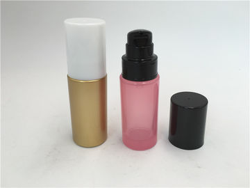 Recycled Liquid Foundation Pump Bottle , Glass Airless Pump Bottles